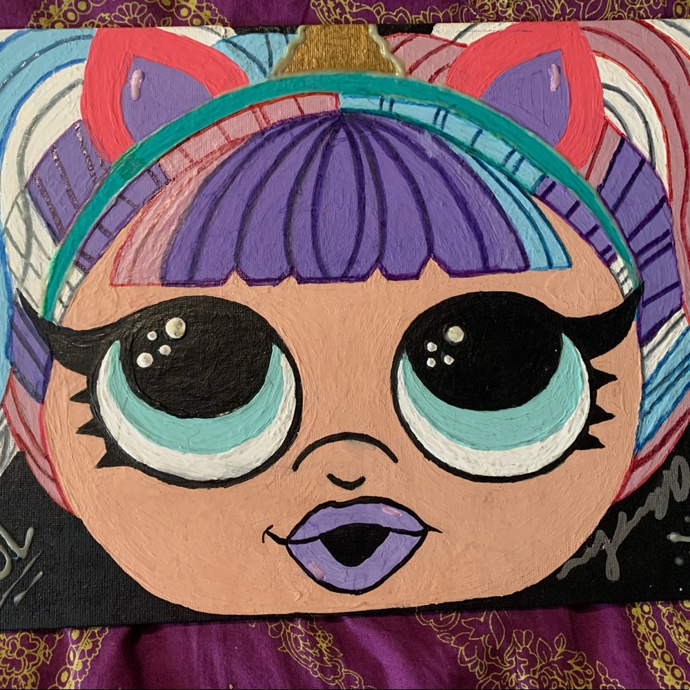 Lol painting on a canvas